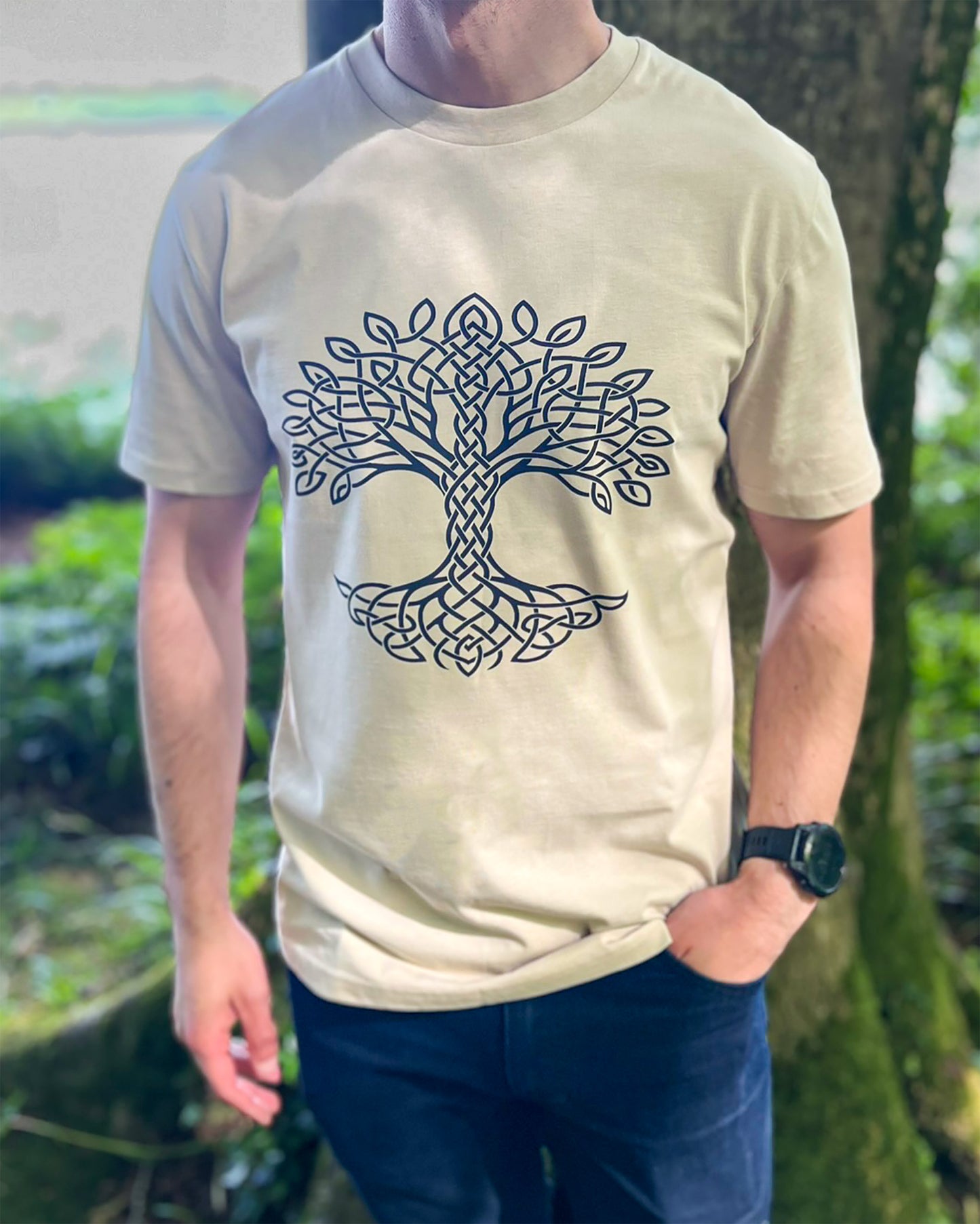 Keltischer Baum des Lebens T-Shirt – Bio-Baumwolle